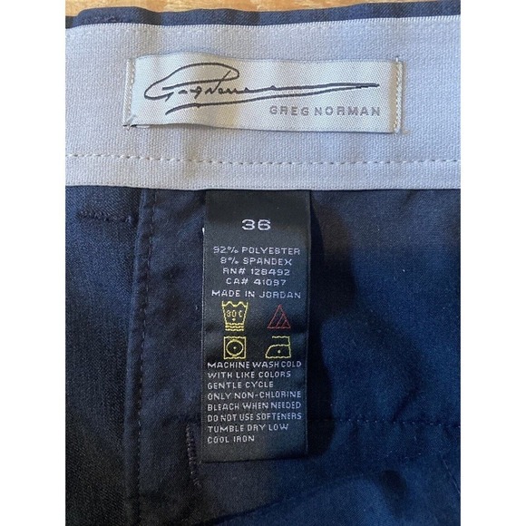 Greg Norman Chino Shorts Size 36 Men’s Navy - Picture 3 of 7
